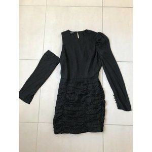 Print Bodycon Ruched Mini Dress